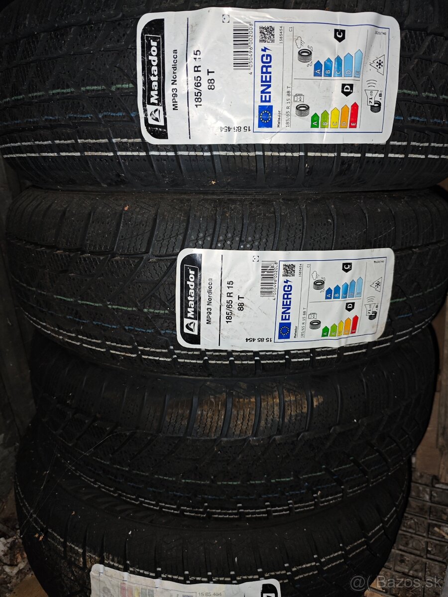 Nové pneu Matador Nordicca 185/65 R15