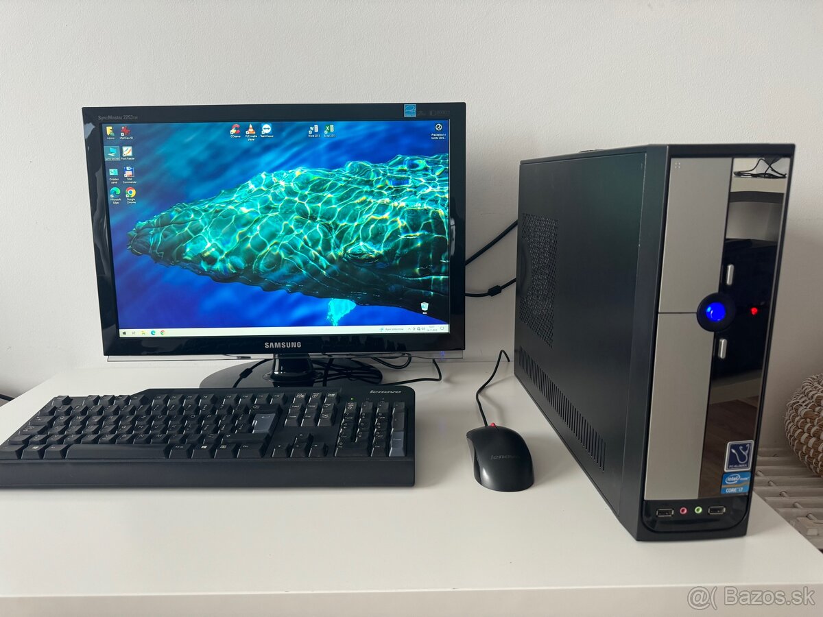 Komplet PC zostava, len zapnúť a používať