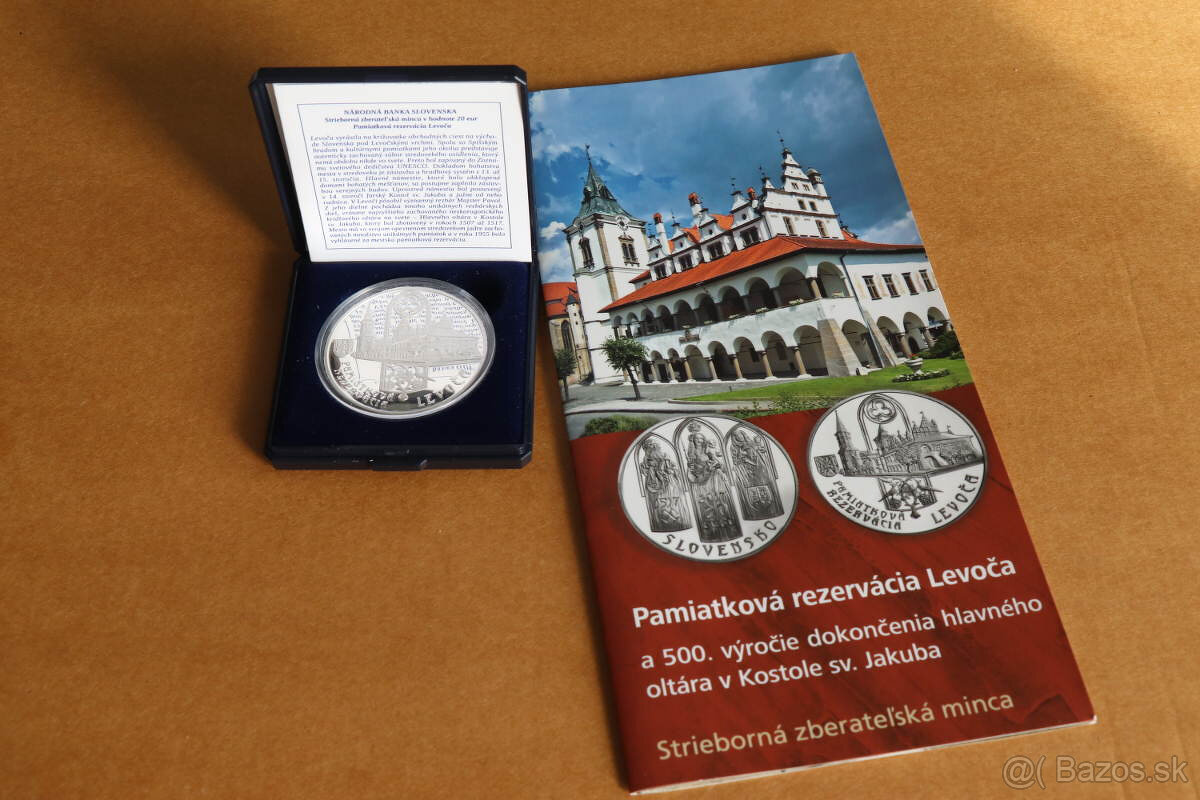 PREDAJ - 20 euro 2017 PROOF - Levoča