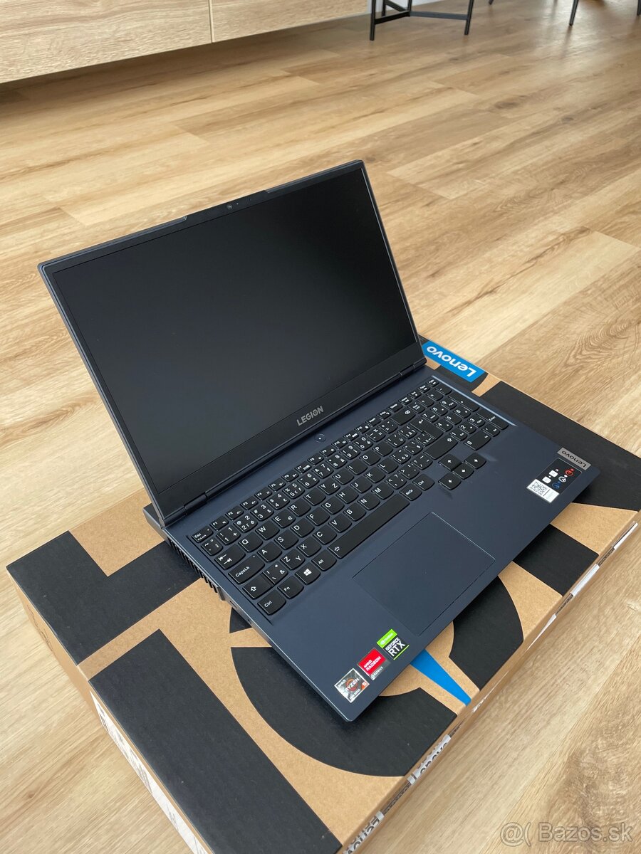 Lenovo Legion 5 - 15ACH6H - Ryzen 5, RTX3060, SSD 512GB, W10