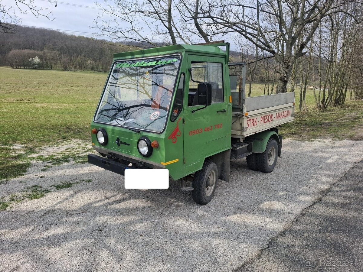 Multicar M 25 3 stranny sklápač redukovana prevodovka