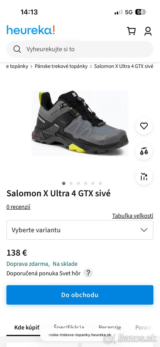Salomon X Ultra 4 GTX sive