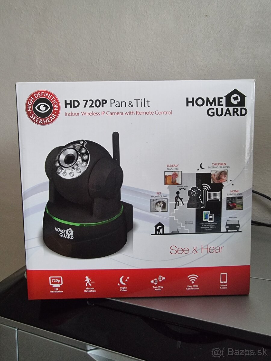 Home Guard HD720 vnútorna wifi kamera