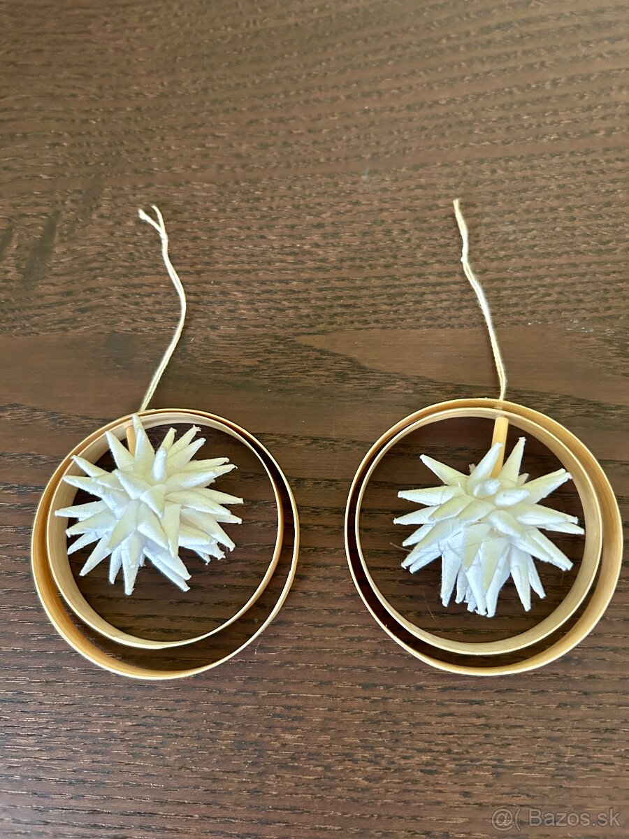 DVE SLAMENÉ OZDOBY z ÚĽUV