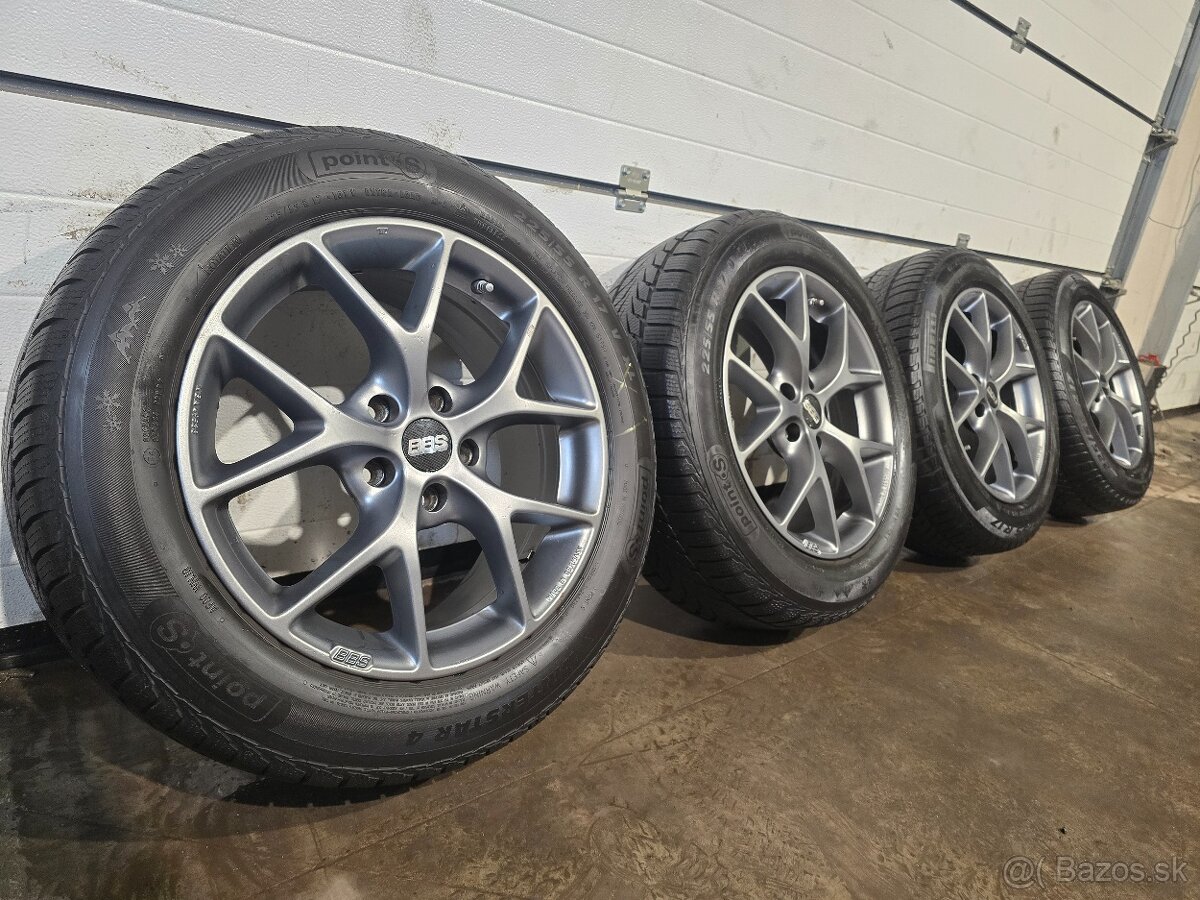Zimná Sada BBS 5x112 X1 F48, X2 F39+Zimné Pneu 225/55 R17