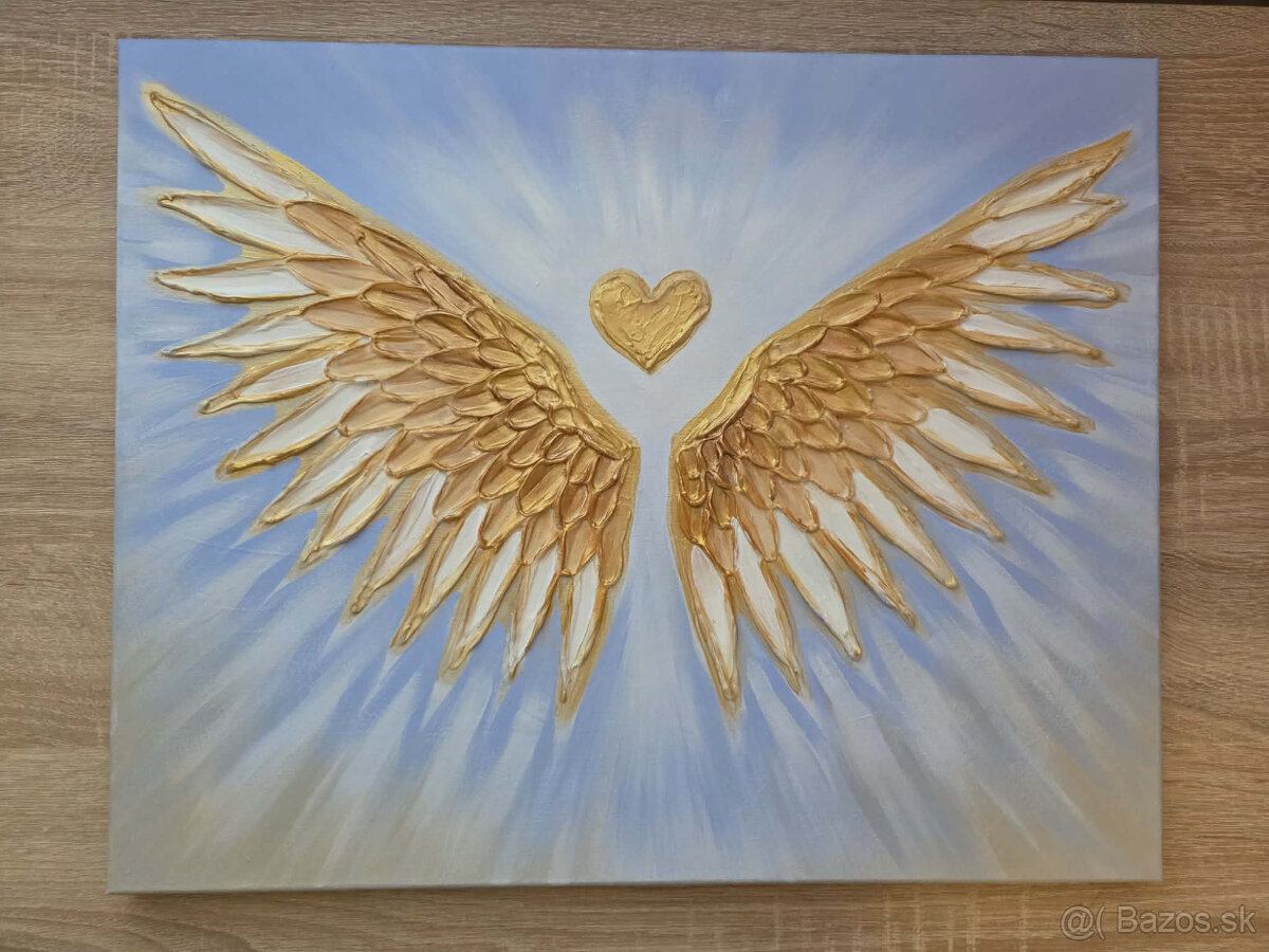 Obraz akryl ,50x40cm,motív: Anjelske krídla 3