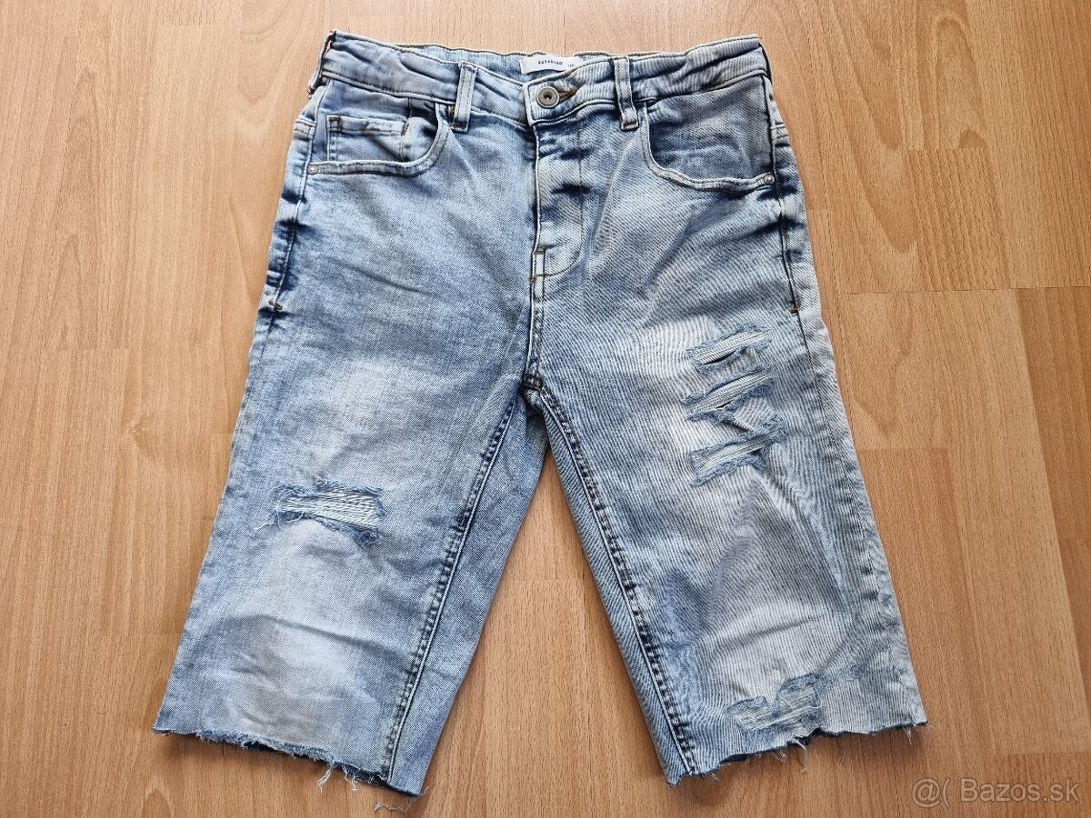 Chlapčenské riflové kraťasy zn. Reserved, veľ. 158