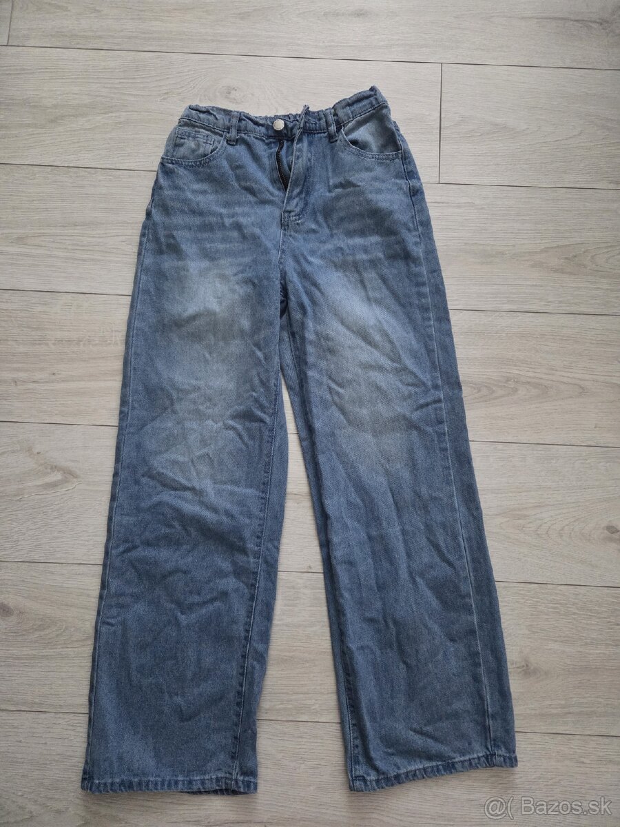 Lezerne dzinsy volneho strihu, 14rokov