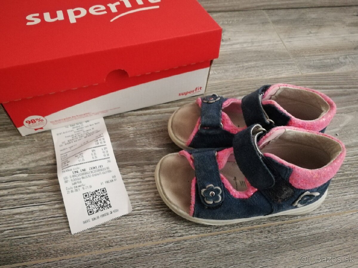 Superfit sandále 24 zľava v texte