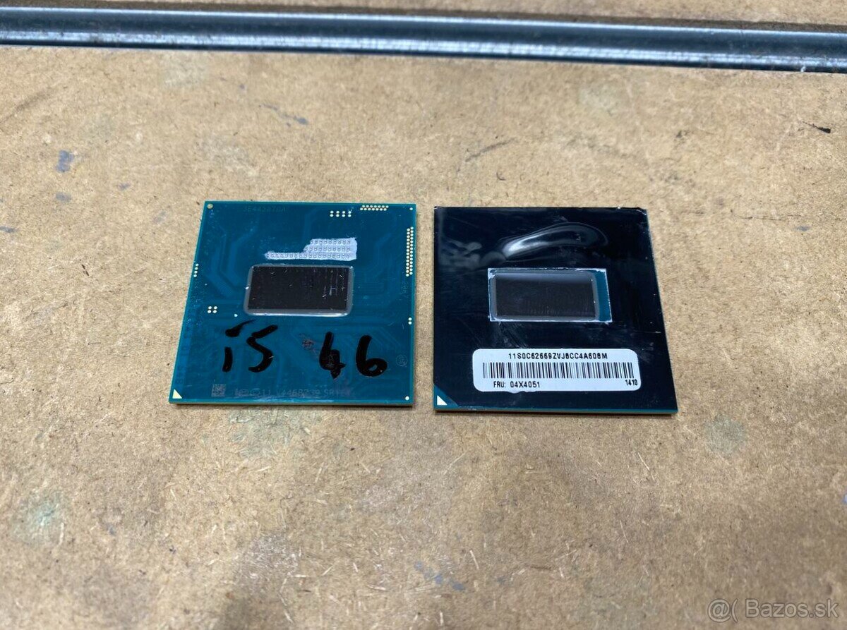 Predám procesory vhodné do notebookov Intel i5-4210M 2x2,60