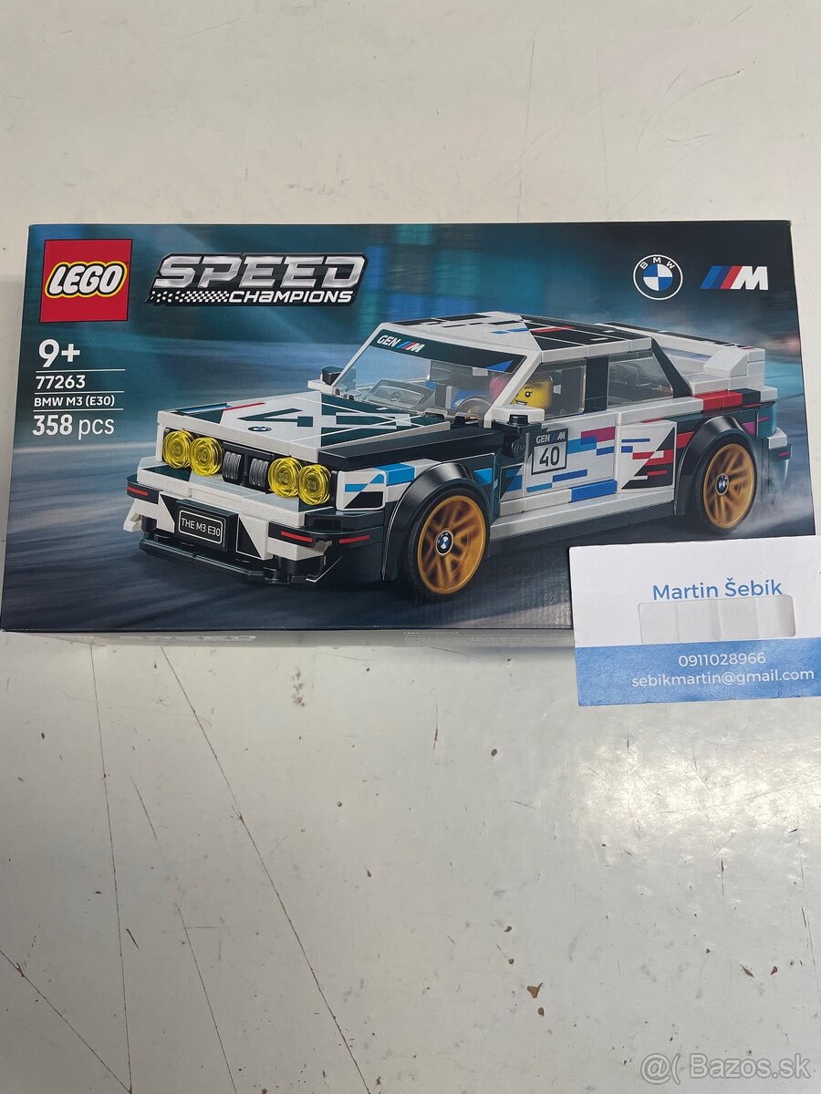 Predám Lego 77263 BMW M3 (e30) speed champions