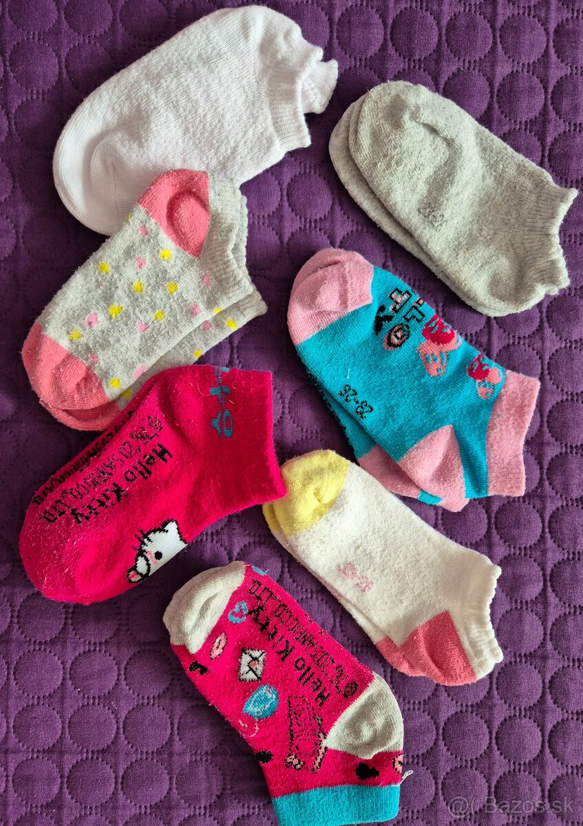 Dievčenské ponožky veľ.23-26