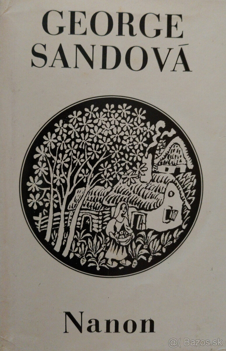 Predám knihu - ľúbostný román: George Sandová – Nanon, 1974