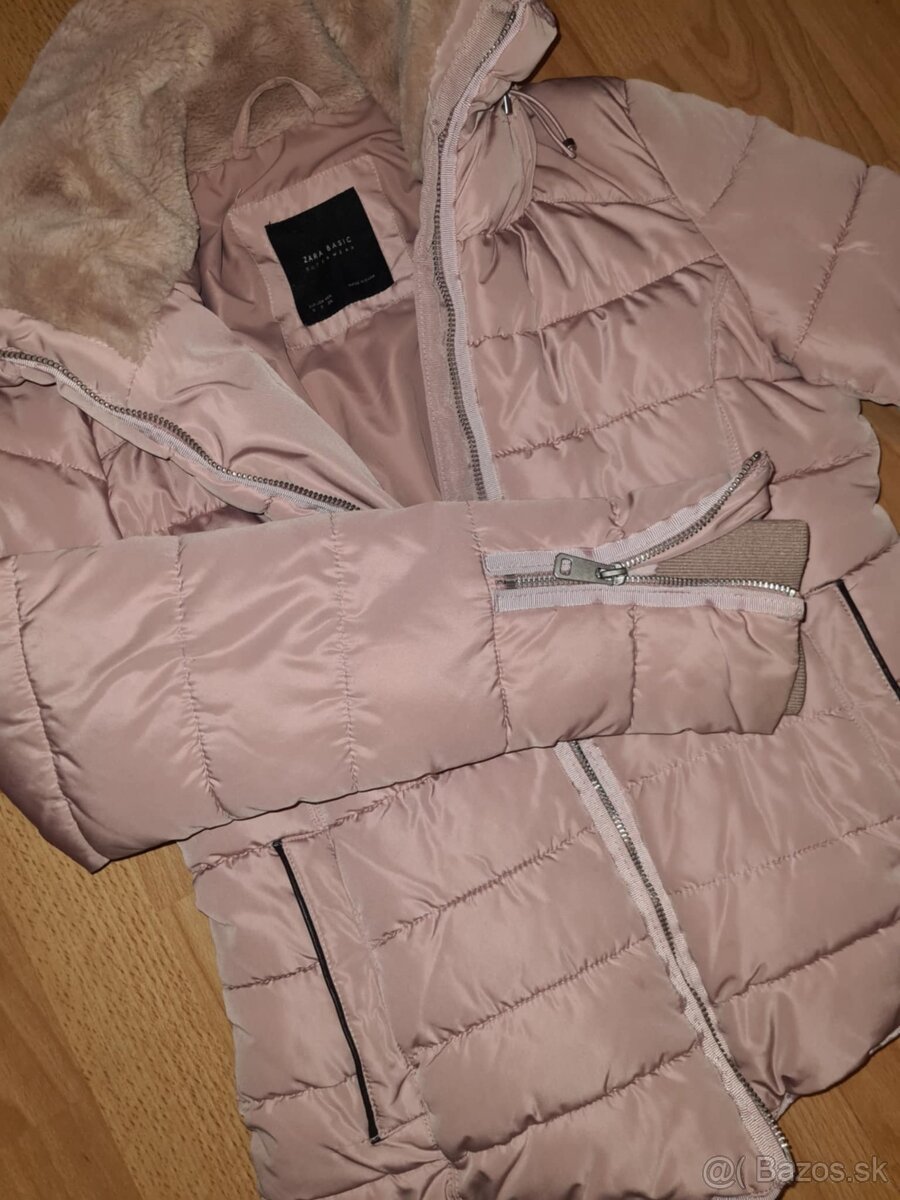 ZARA - SVETLO RUŽOVÁ BUNDA