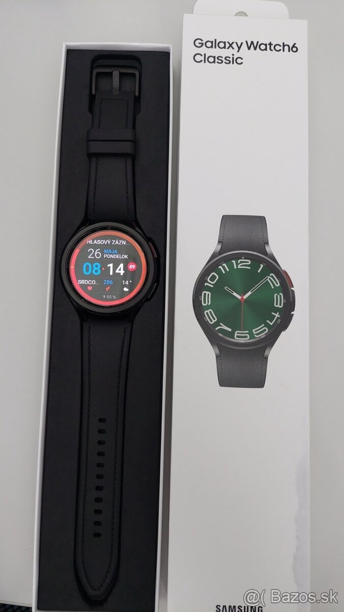 Samsung watch 6 47mm, komplet, záruka