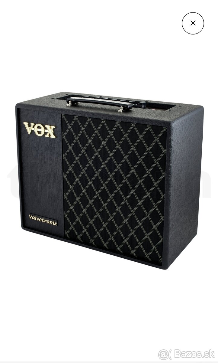 Predám gitarové kombo VOX VT40X – ako nové, ešte v záruke