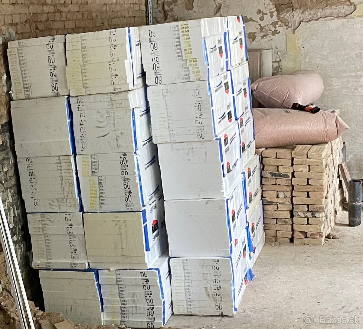 Predám podlahový polystyrén Bachl EPS 200 60mm 200m2