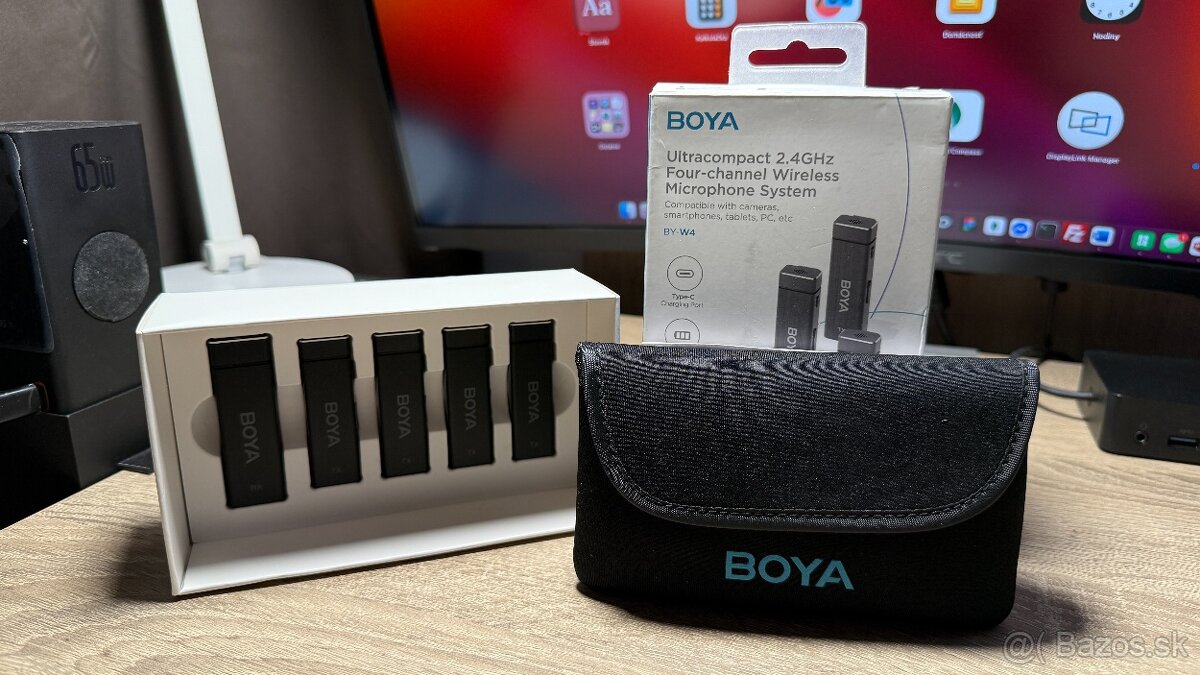 Sada 4 mikrofónov Boya by-W4