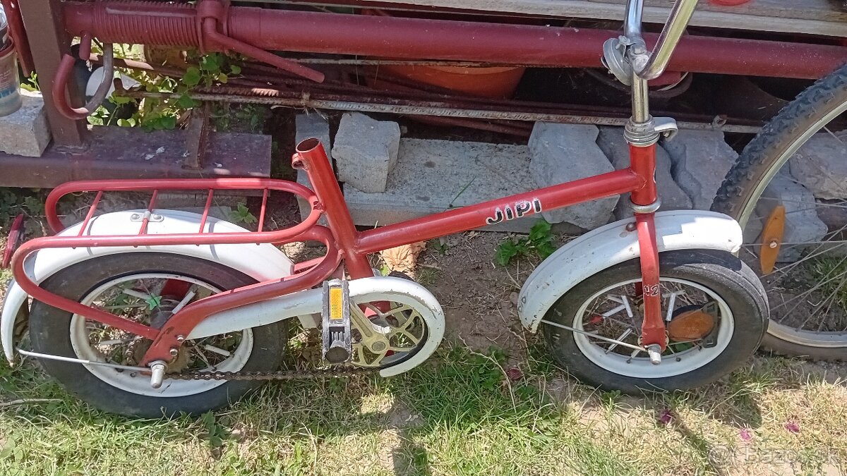 Predám detský retro bicykel+pomocné kolieska