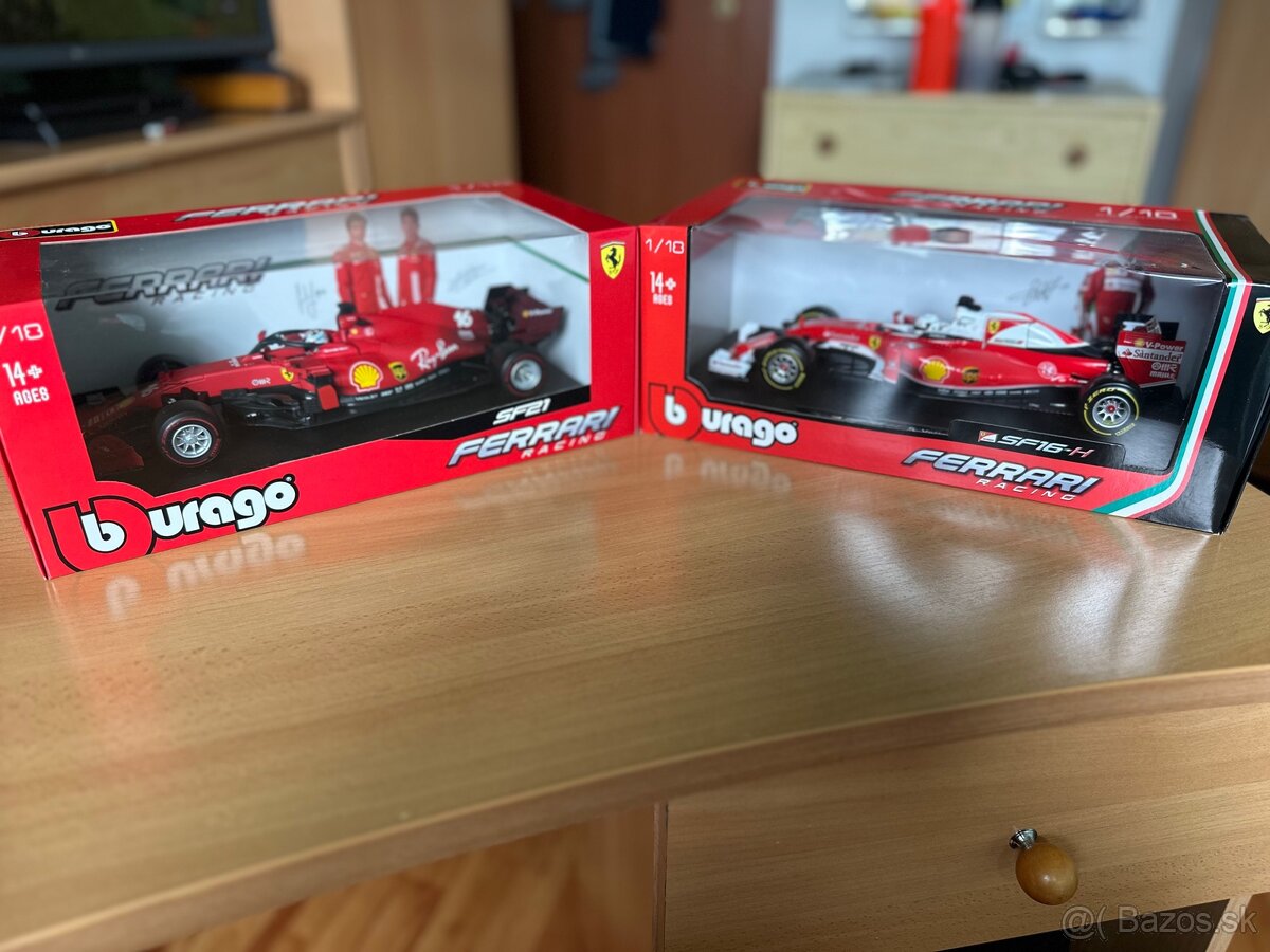 Bburago 1:18 Ferrari F1 (Leclerc, Vettel)