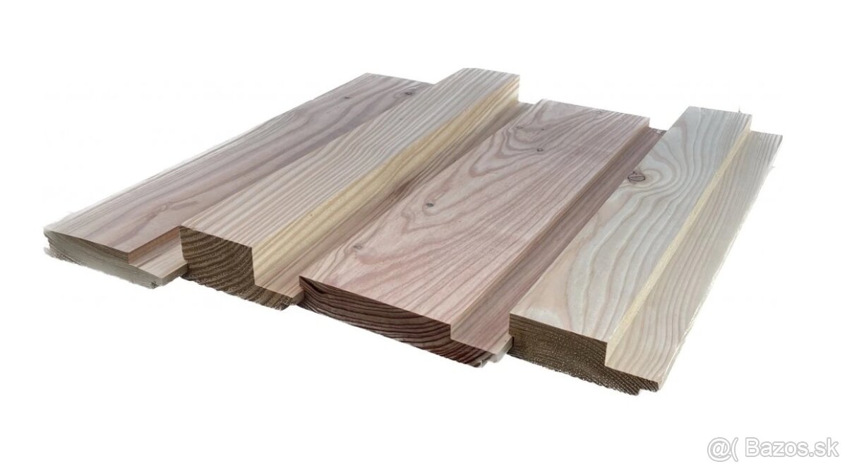 Drevený 3D OBKLAD,ROMBUS DUO 27x148 ČERVENÝ SMREK