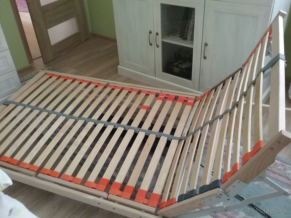 Predám elektrický polohovací lamelový rošt