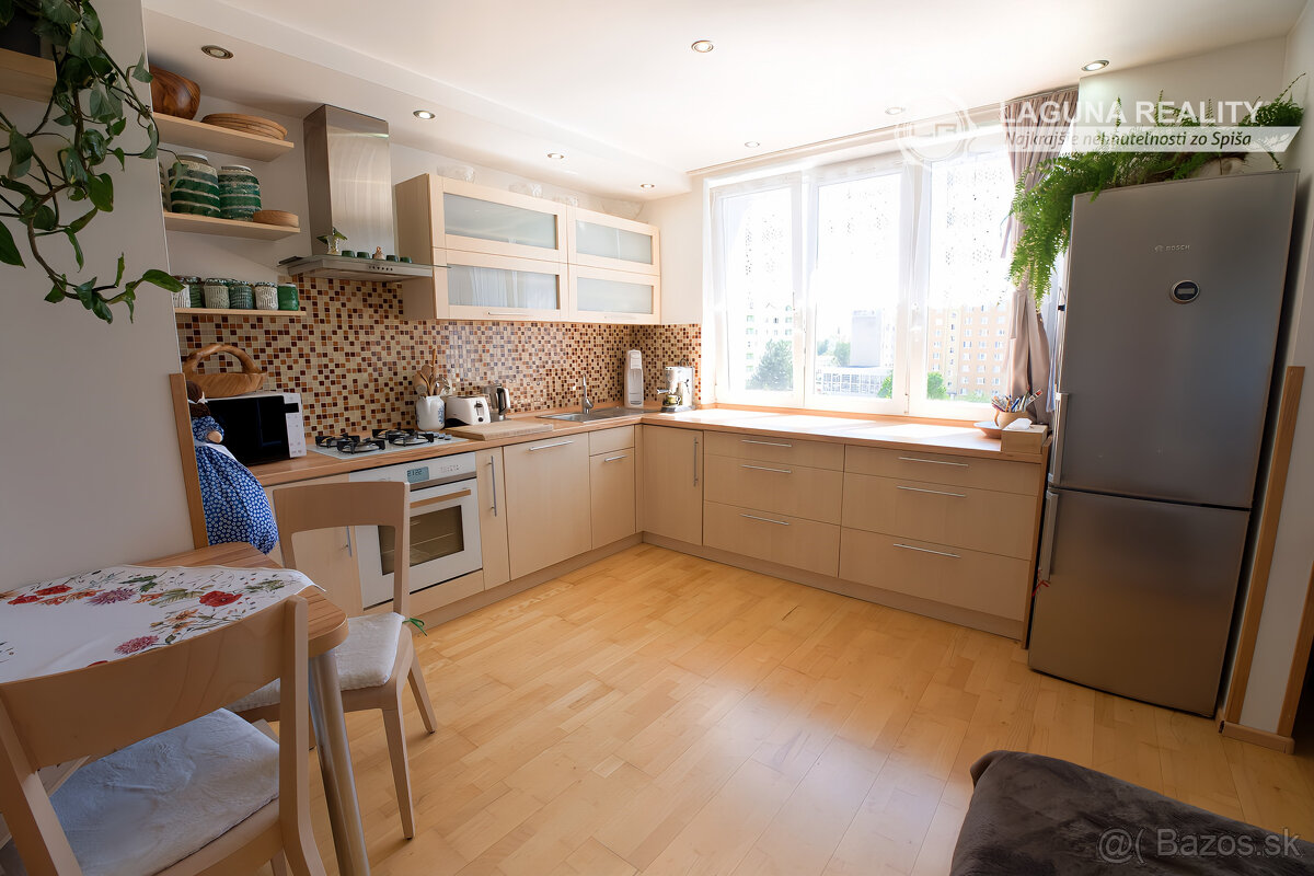 VEĽKÝ BYT 3+1 (75 m2) loggia, sídl. Mier Spišská Nová Ves