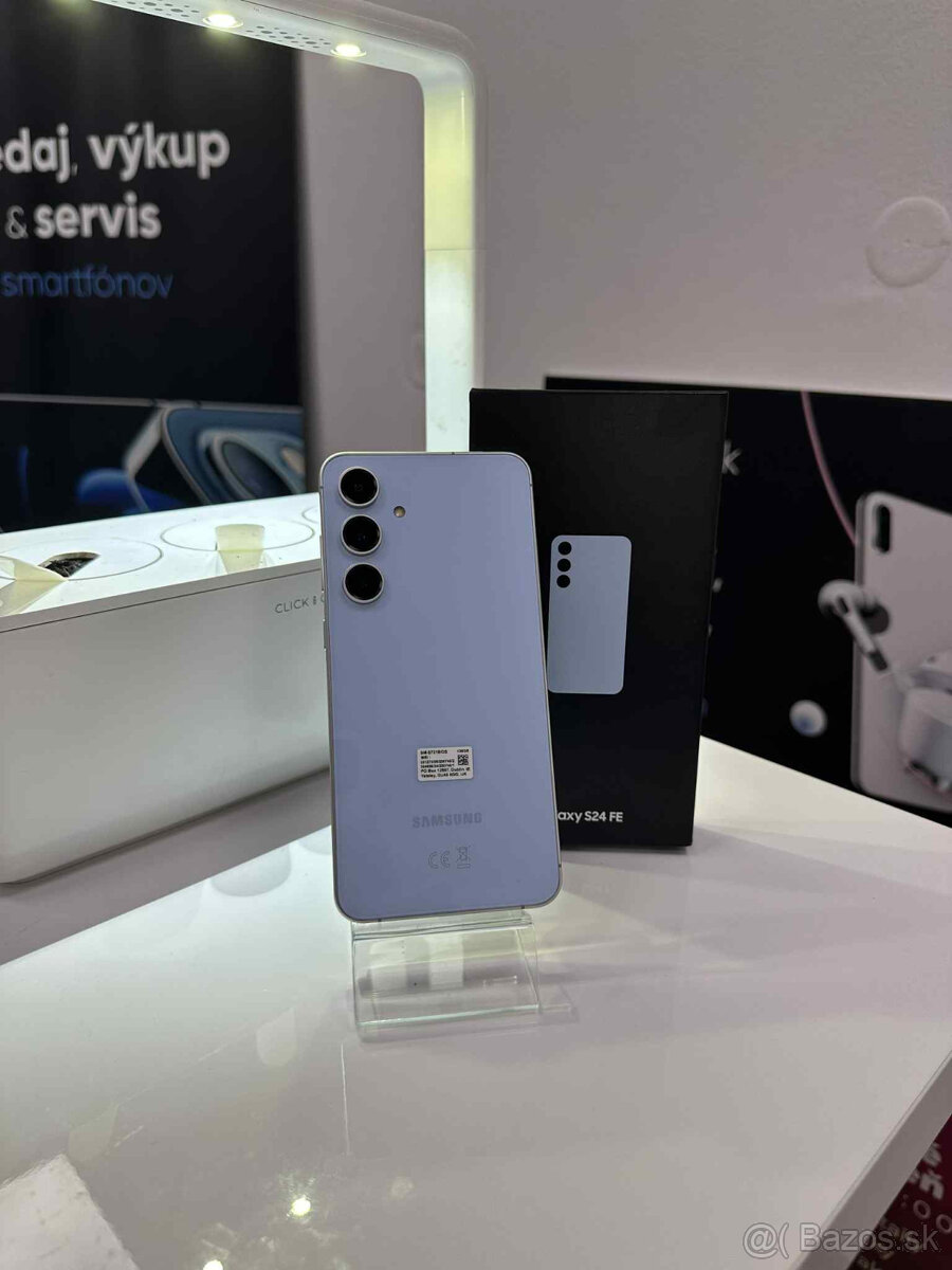 Samsung Galaxy S24 FE Blue - Ako nový