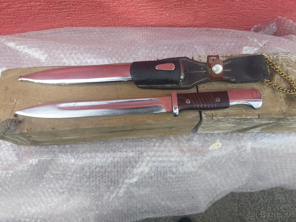 Bodák, bajonet Mauser, hasičska sekera