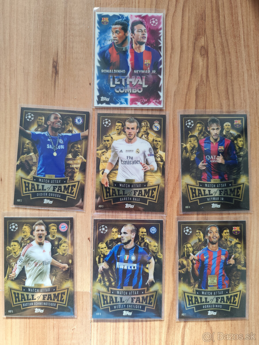 Futbalové kartičky Match Attax 2025/26 Hall of Fame , Lethal
