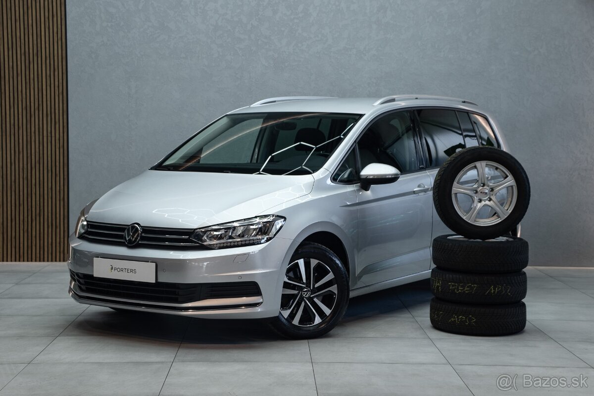 Volkswagen Touran 2.0TDI 110kW, automat, 2021, DPH