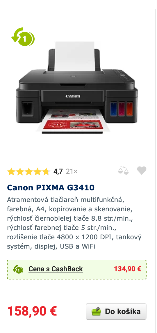 Canon Pixma G3410