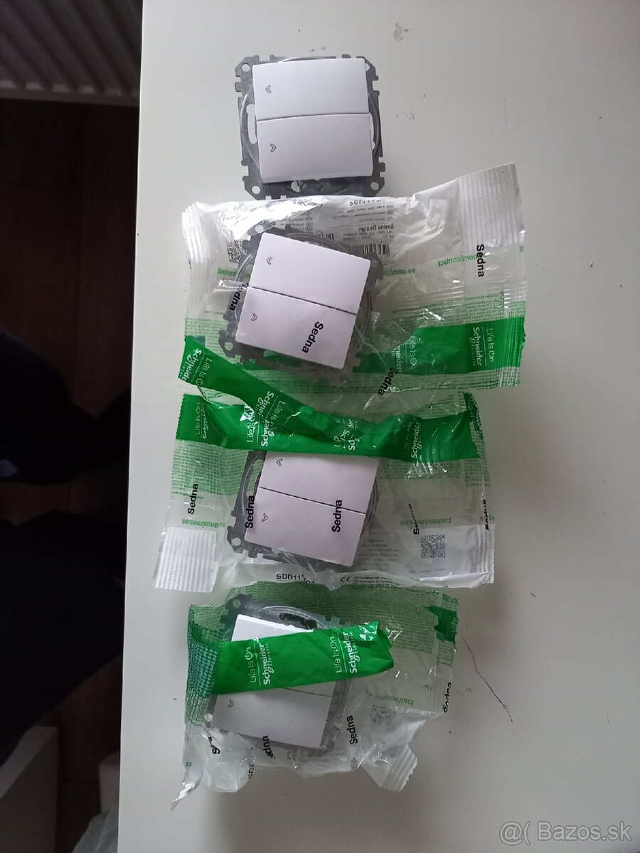 4x Žaluziovy vypínač schneider sedna