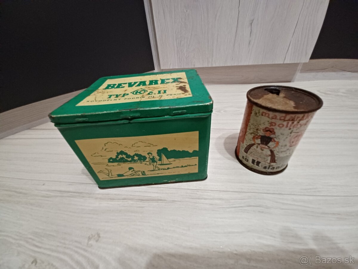 Plechové dózy