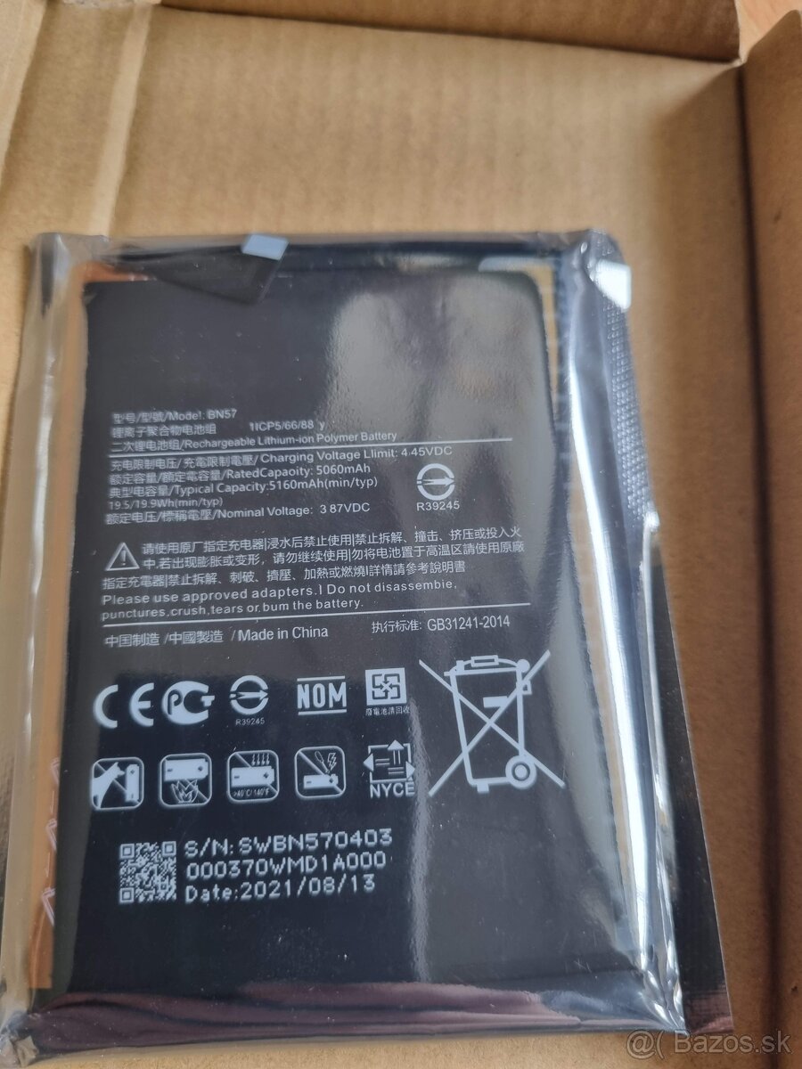 Akumulátor pro Xiaomi/POCO X3, POCO X3 PRO, Nový⭐