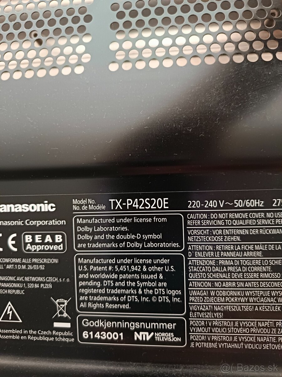 Predám televízor Panasonic