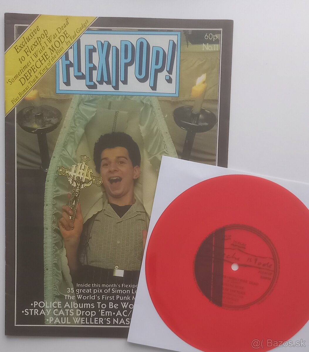 Depeche Mode UK Flexi-disc 7" Sometimes I Wish I Was Dead
