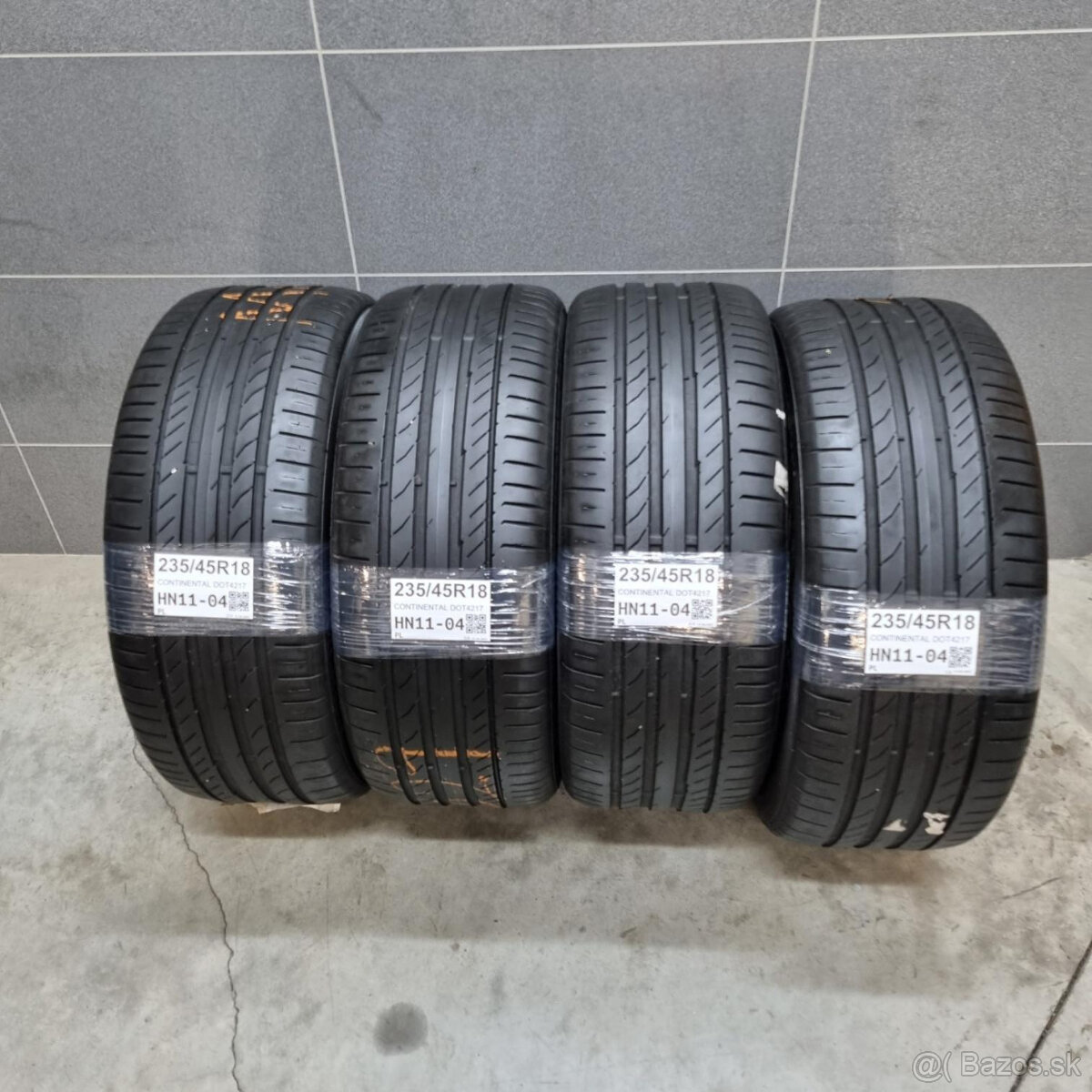 Letné pneumatiky 235/45 R18 CONTINENTAL DOT4217