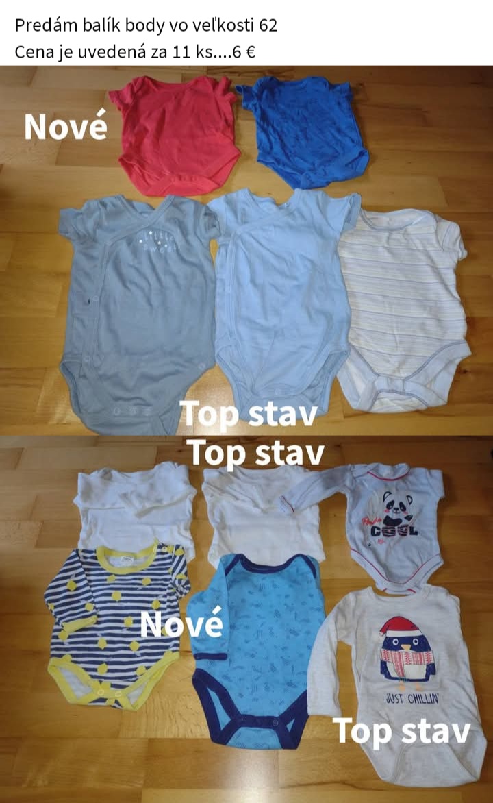 Body veľ 62