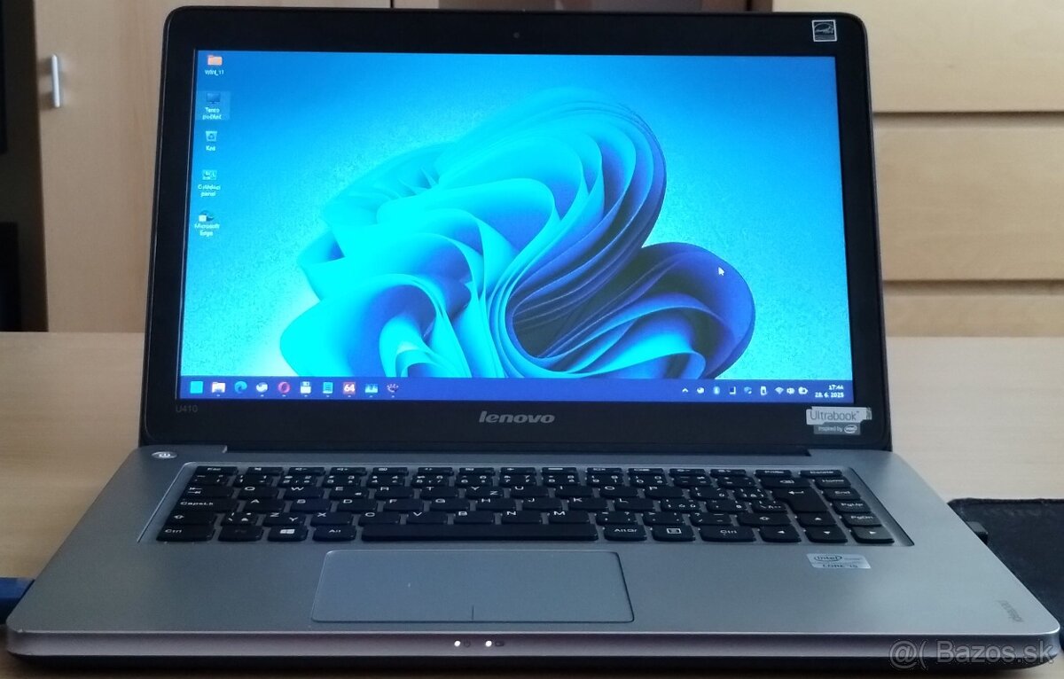 Lenovo U410, Intel i5-3317U @ 1.70GHz, 16GB DDR3, 256GB SSD