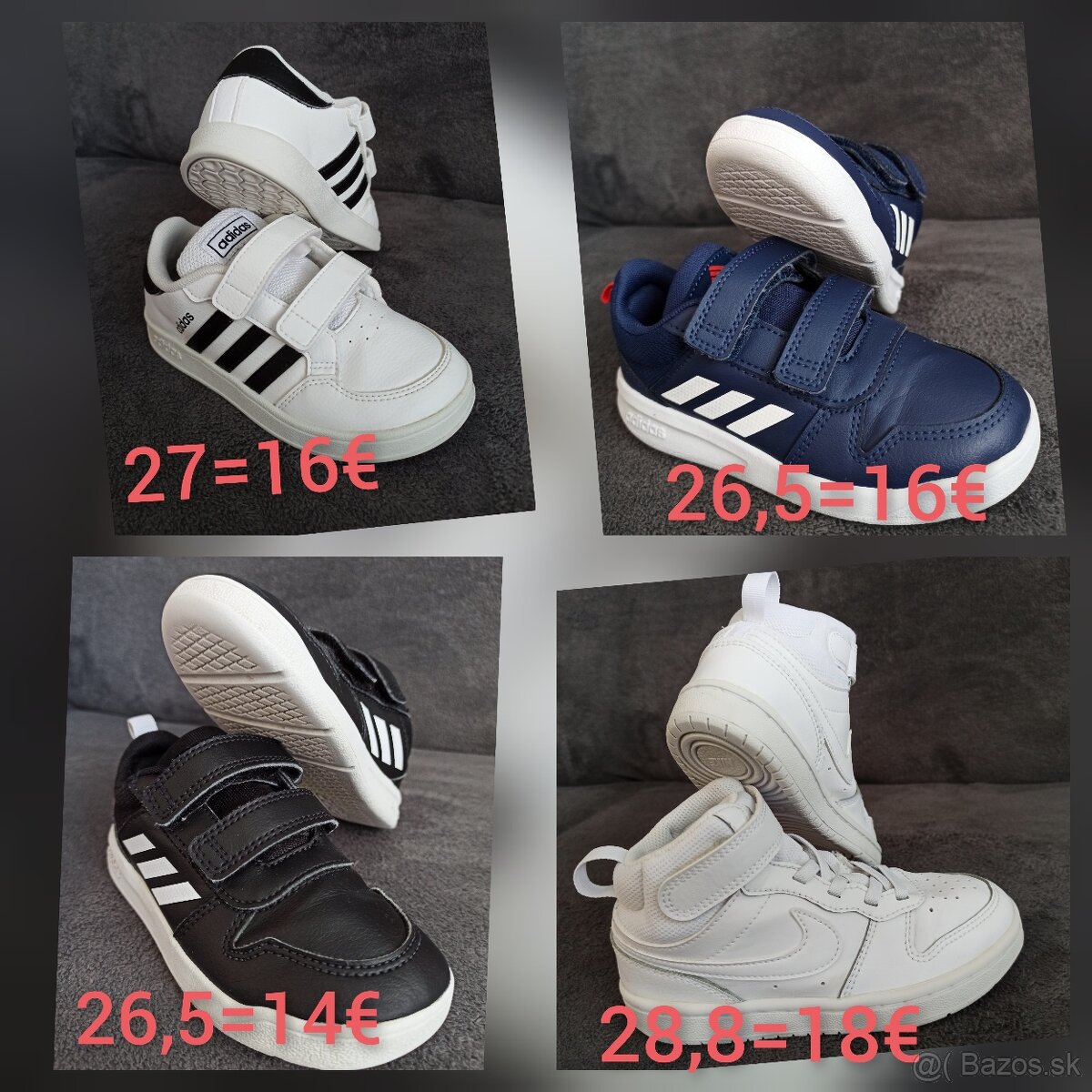 Tenisky Adidas 26,5 a 27,Nike 28,5