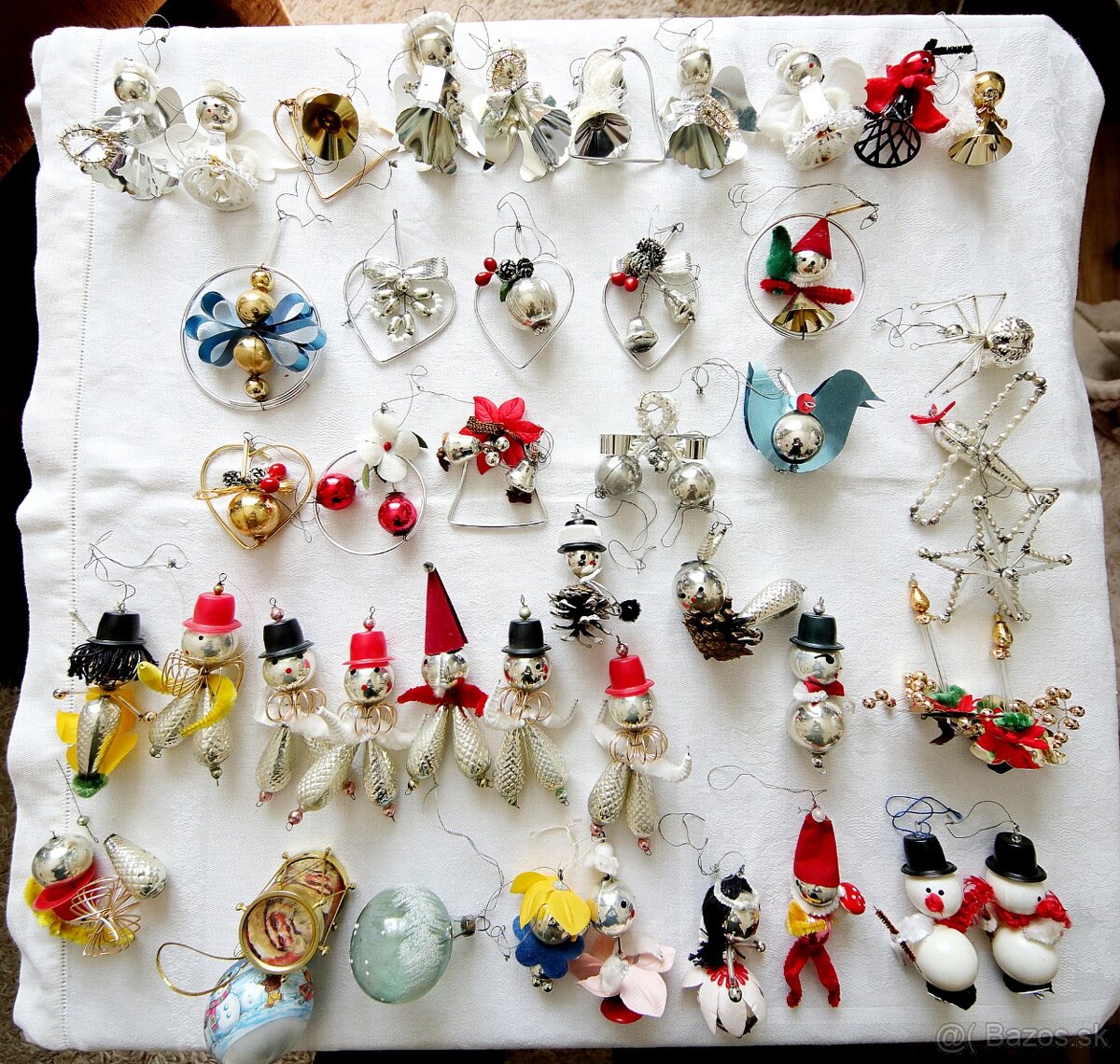 retro vianočne ozdoby