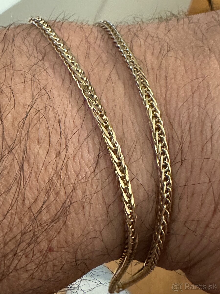 Nová krásna zlata retiazka 14kt žlté zlato