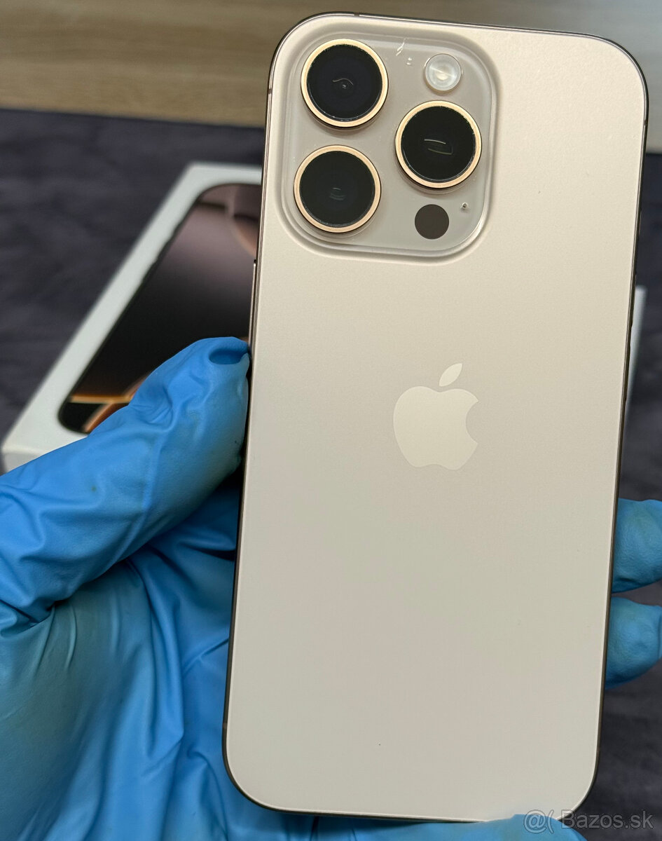 Apple iPhone 16 Pro 128GB Desert Titanium / 91% zdravie