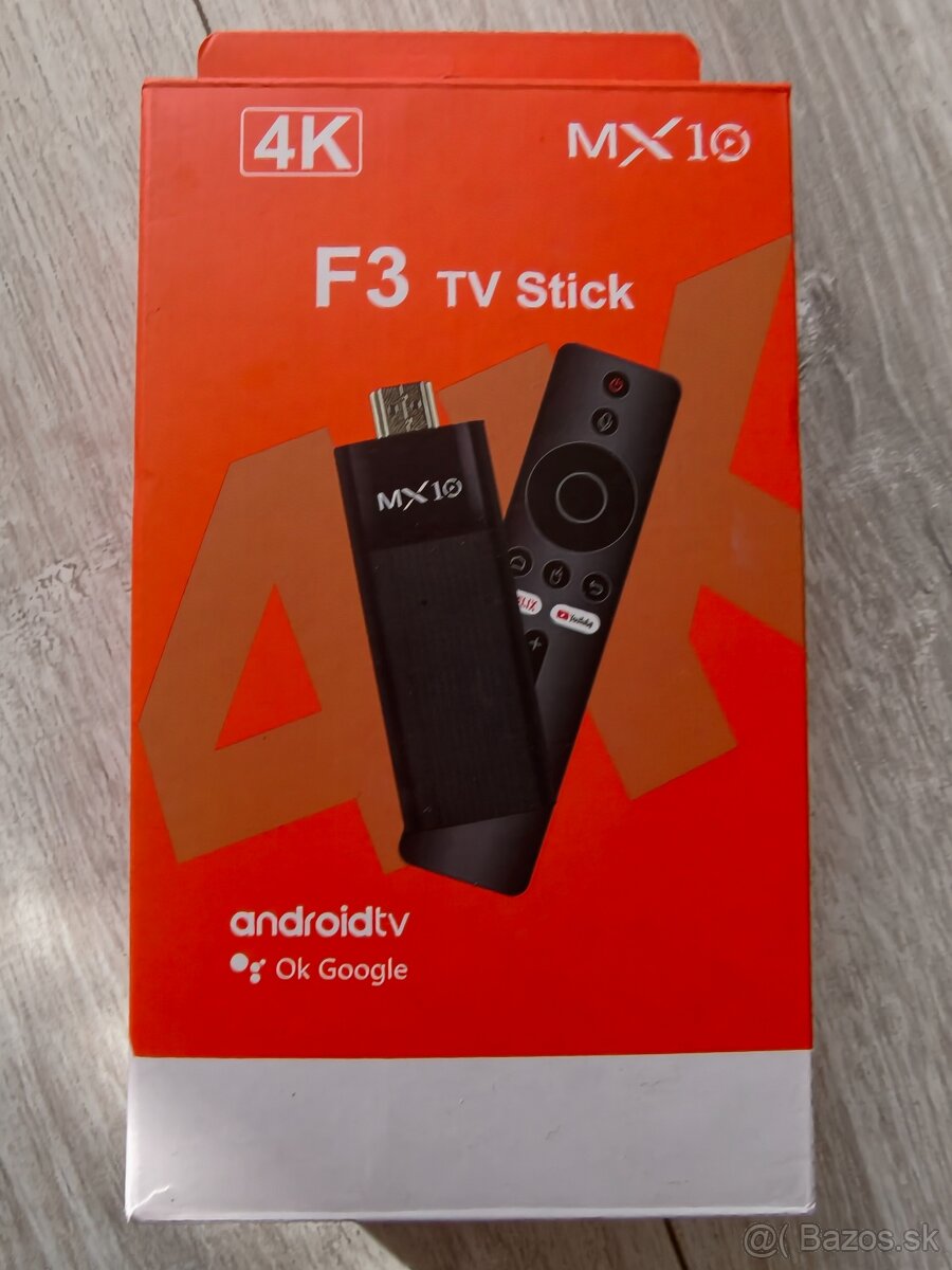 MX10 F3 TV Stick 4K