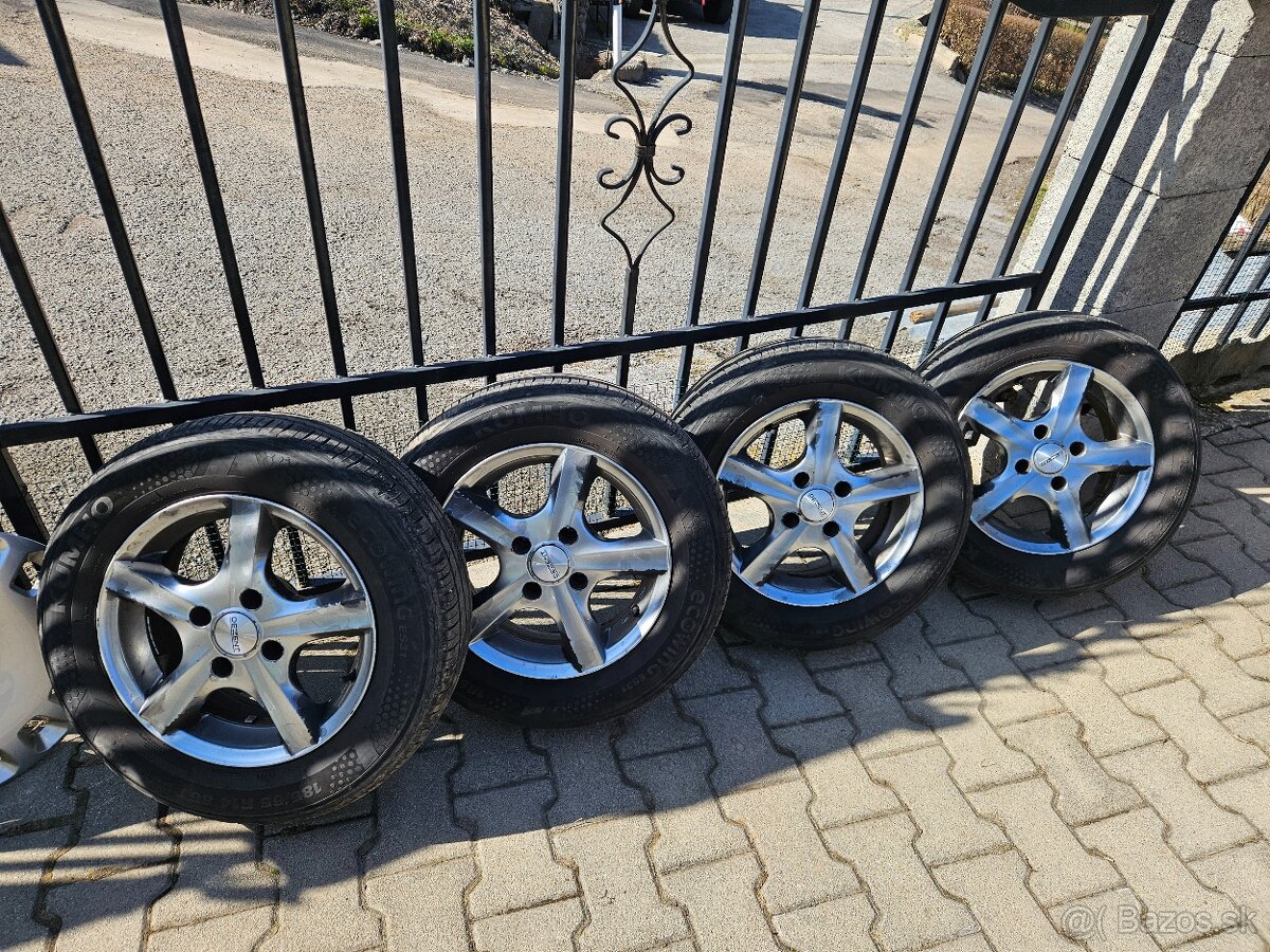 Letné pneumatiky 185/65r14 +disky 4x108