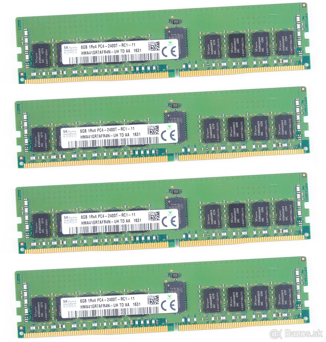 SET 4ks SK hynix 8GB, PC4-2400T-R, DDR4, REG ECC - 32GB
