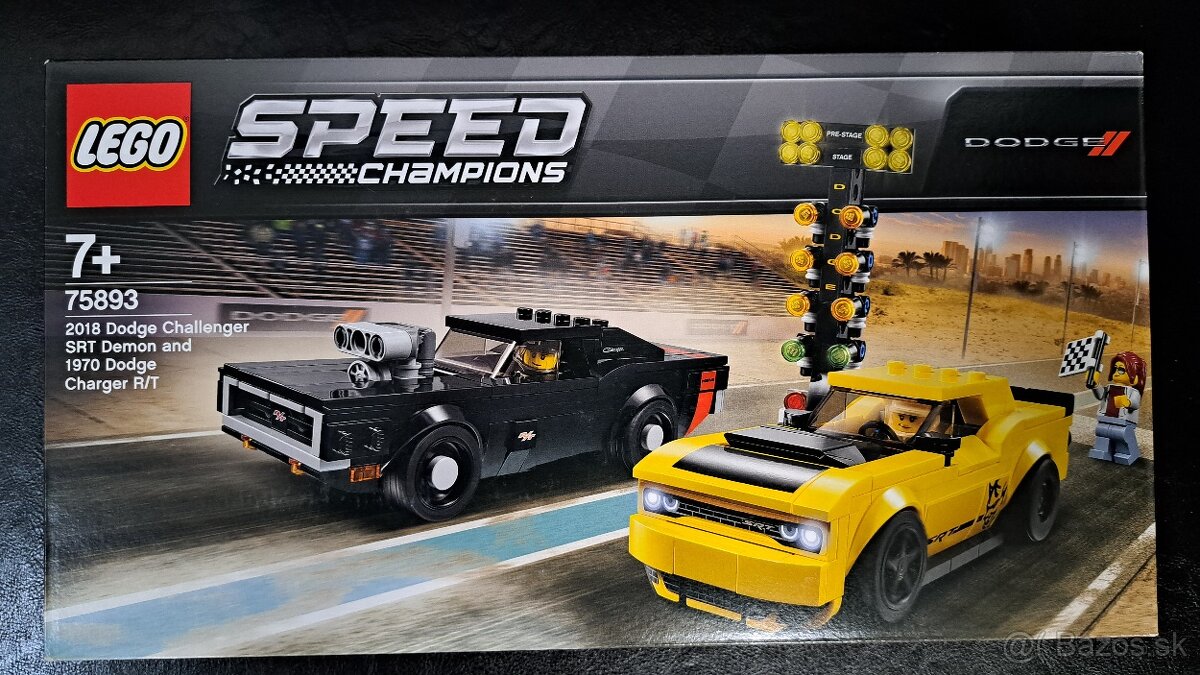 LEGO 75893 - 2018 Dodge Challenger, 1970 Charger - NOVÉ
