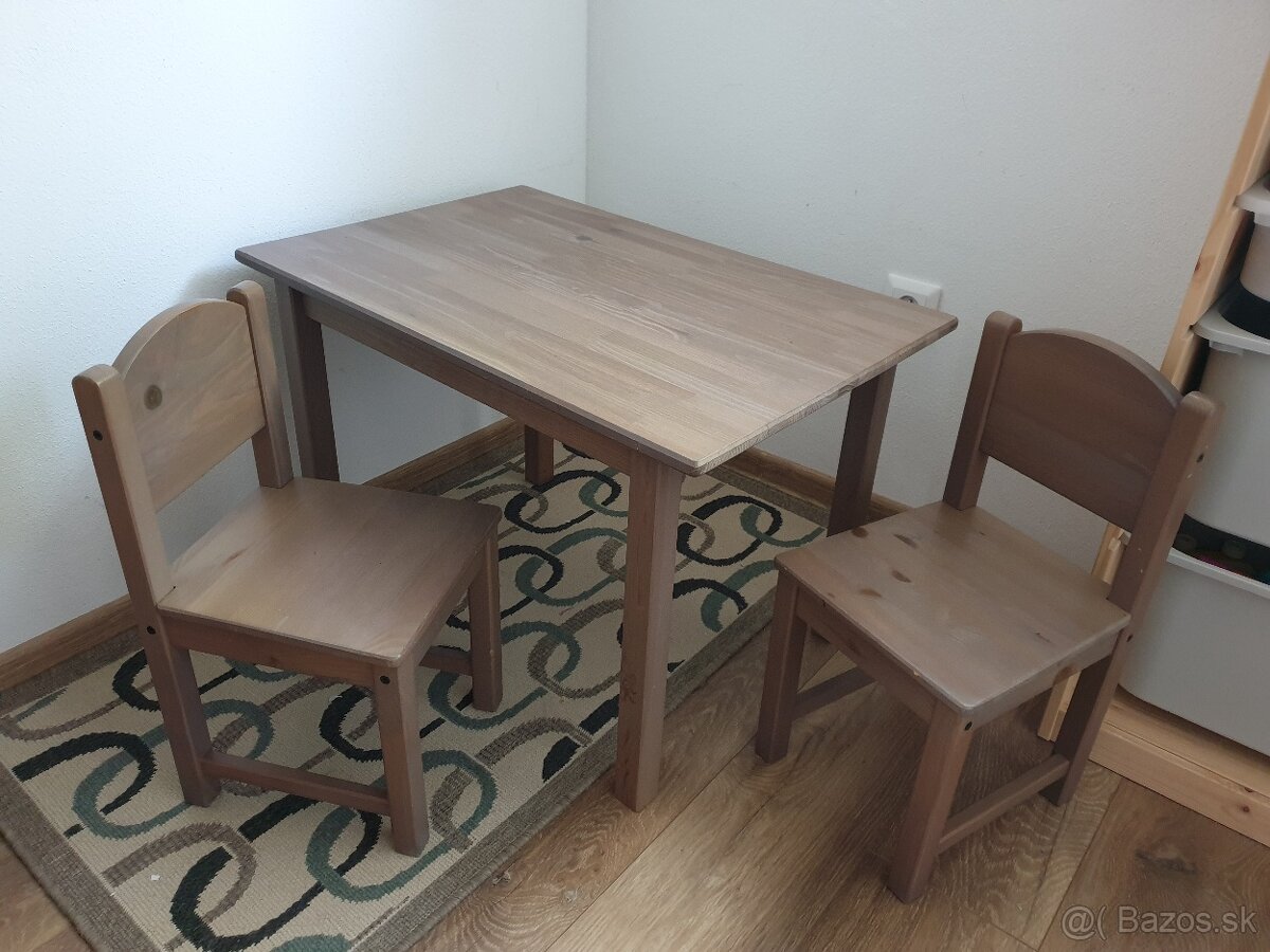 Ikea detsky stolik so stolickami