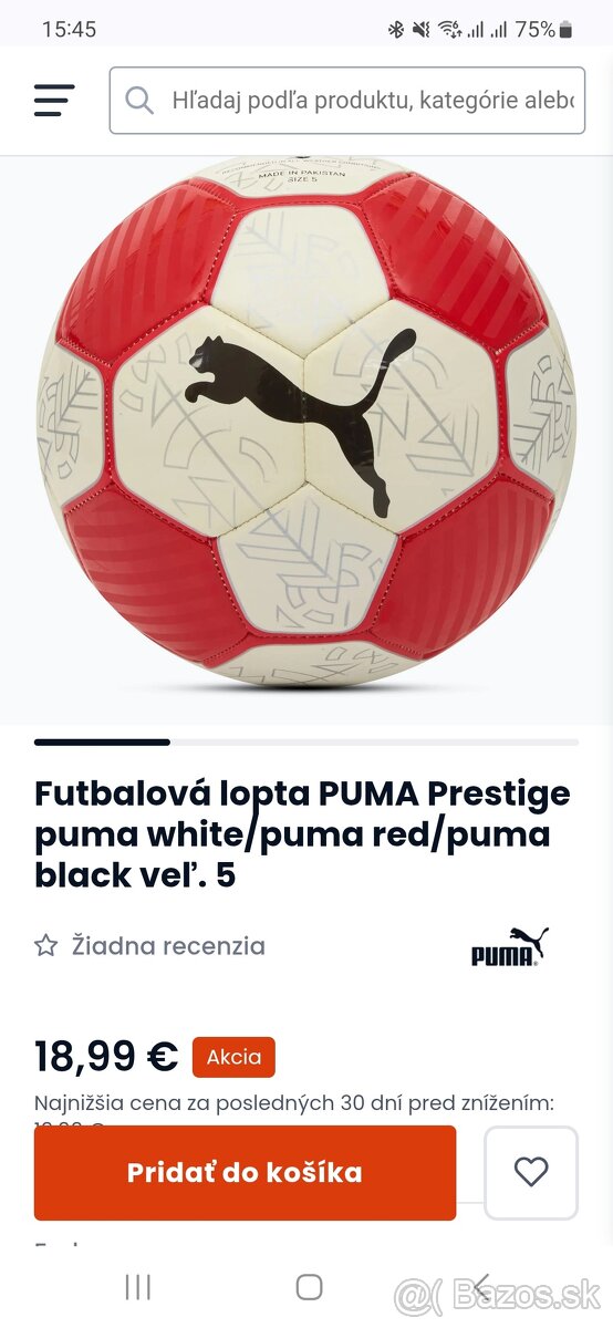 Predám futbalové lopty Puma